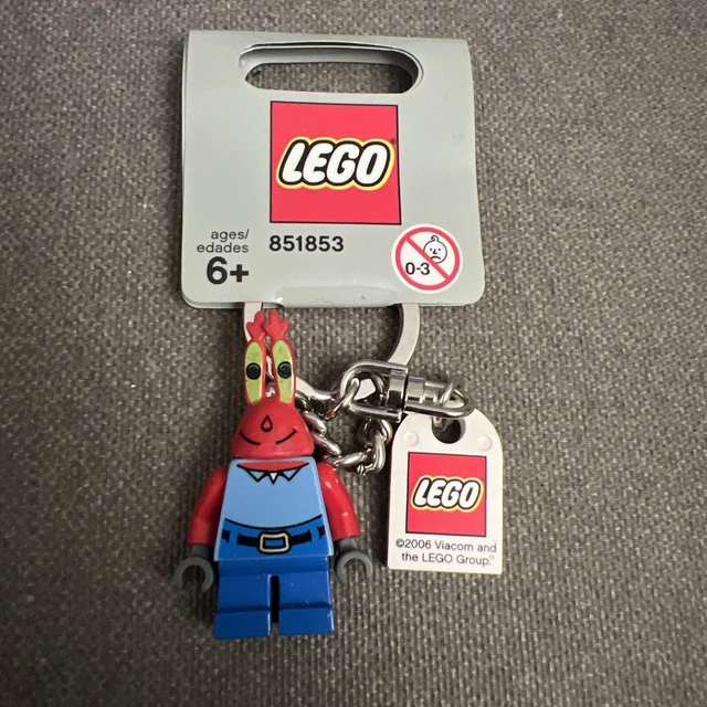 Lego Keychain Bob Esponje