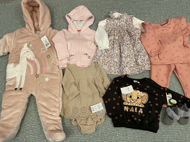Baby Girls Brand New Clothes Bundle age 6-9 and 9-12 months