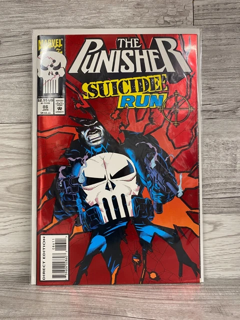 Marvel Comics The Punisher Suicide Run #86 Modern Age January 1993 Comic Book