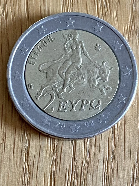 2 Euro Portugal 2002 Fehlprägung Erkennen 2 EURO KURSMÜNZE GRIECHENLAND 2002 mit "S" Fehlprägung auf beiden