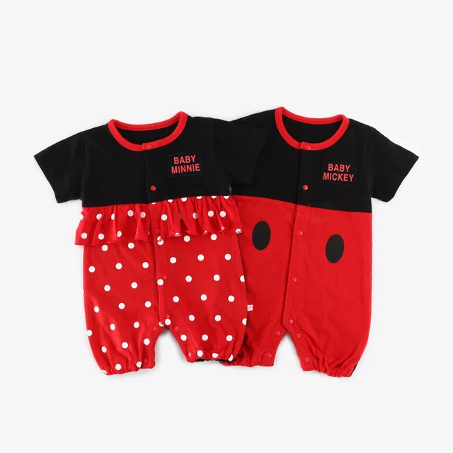 Body Bambino Bambine Neonato Mickey / Minnie Romper Babygrows Bambino