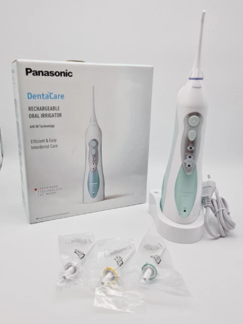 Panasonic EW1311 Munddusche mit Ladestation - Weiß/Mintgrün