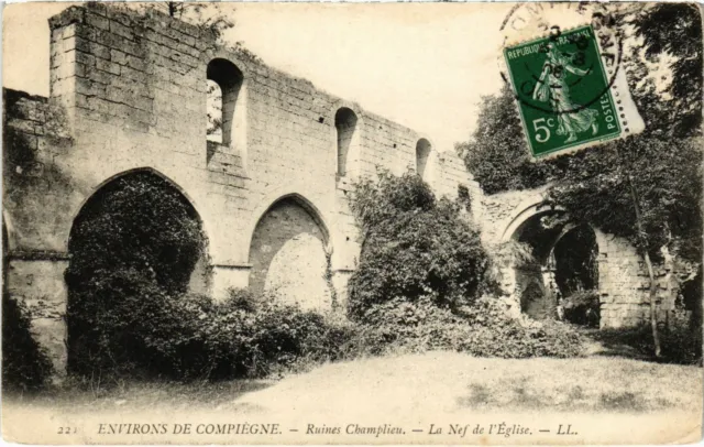 CPA Champlieu - Ruines de Champlieu - La Nef de l'Eglise (1032824)