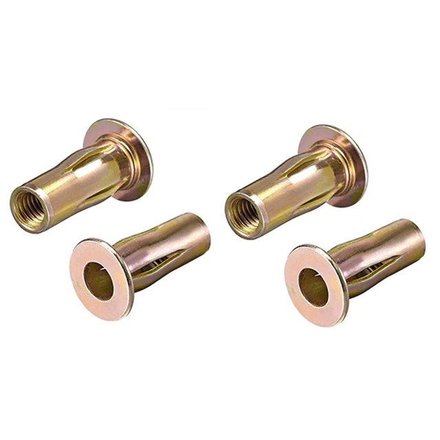 Dado Per Rivetto M8 In Acciaio Zincato | 50 Pezzi A Testa Piatta - Foto 3