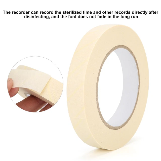 1.9 Cm Width Autoclave Sterilization Indicator Tape Dental Clean Oral Care GDT