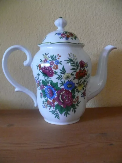 Seltmann Weiden Bavaria Barock Wiesenblume Kanne Kaffeekanne