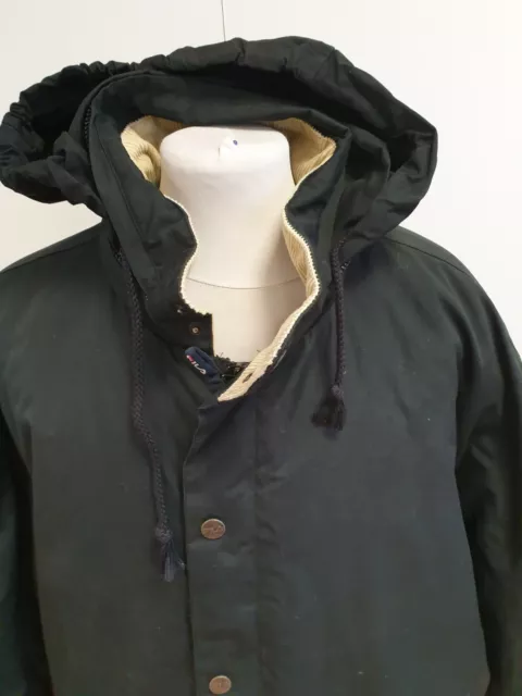 E622 Mens Fila Magic Line Black Hooded Fleece Lined Skiing Jacket Uk Xl Eu 54 2