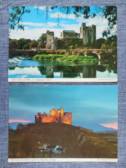 Cahir Castle and Rock of Cashel Vintage Postcard Lot Unposted Tipperary Ireland