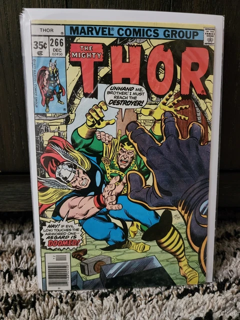 The Mighty Thor Vol. 1 Comic Book Lot #233 254 256 260 266 267 408 Marvel Comics 6