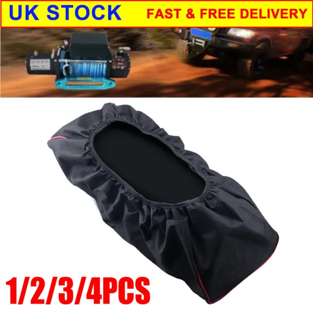 1-4x Waterproof Winch Cover Bag 17500lbs Heavy Duty Trailer Driver Recovery Bags