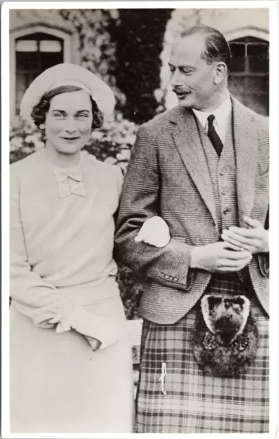 RPPC Prince Henry, Duke of Gloucester and Lady Alice- Tuck Photo Postcard c1930s