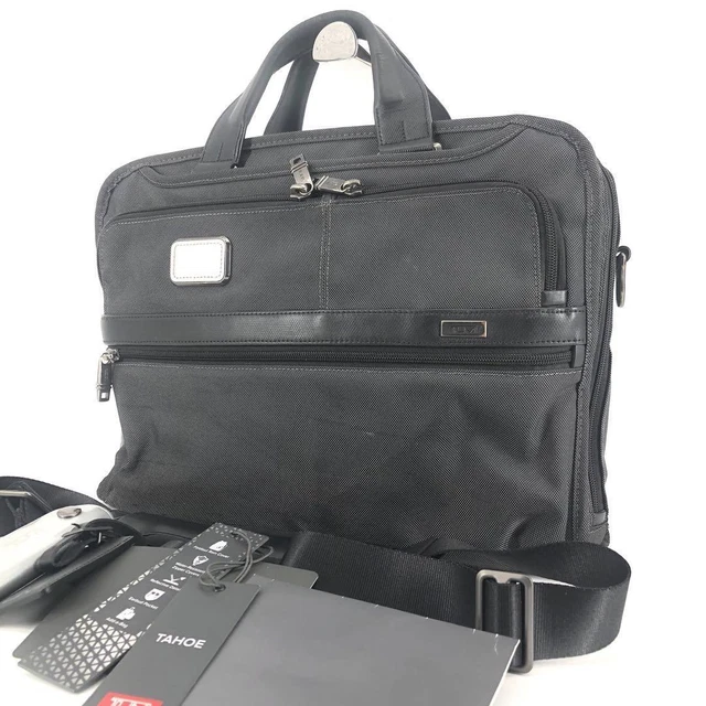 Tumi Business Bag, Briefcase, Shoulder Bag 2Way Nylon Leather Black Gray Men's