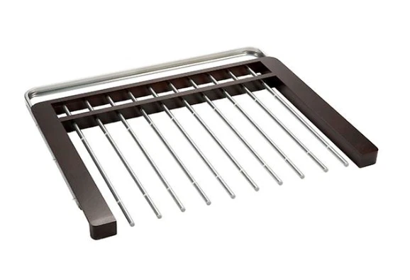 Elfa Decor Gliding Pant Rack Walnut 24"