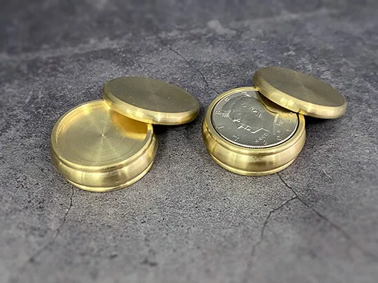 Okito & Boston Box Set Coin Magic Tricks Illusions Close Up Magic Props Gimmick