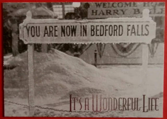 IT'S A WONDERFUL LIFE - Card #07 - Bedford Falls - James Stewart