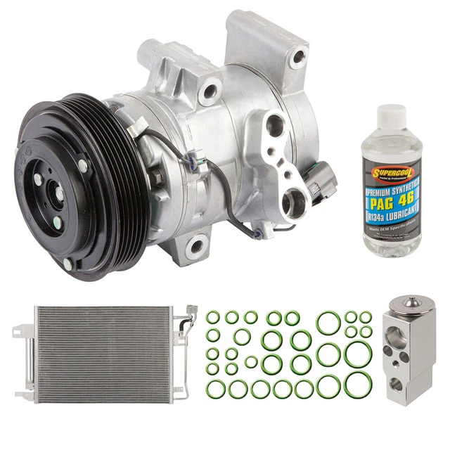 For Mazda 6 2009 2010 OEM AC Compressor w/ Condenser Drier CSW