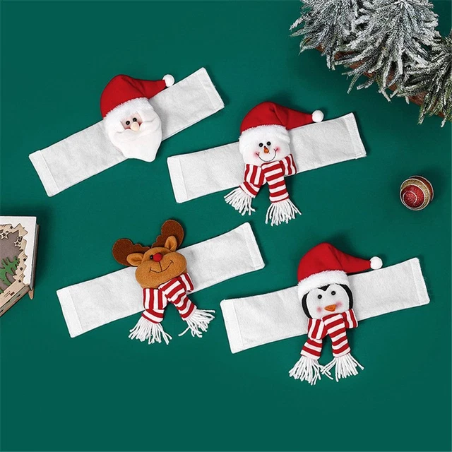 Clamp Ornaments Curtain Tieback Curtain Buckle Santa Snowman Fastener Buckle