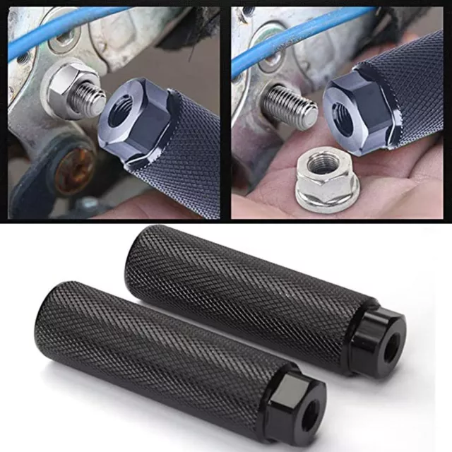 Pegs 3/8 inch Axles Bike Lead Foot Bicycle Axle Pedal Bike Foot Pegs Bike Pegs