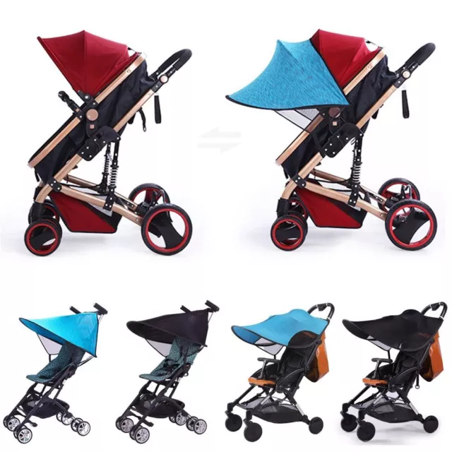 Baby Stroller Rag Shade Stroller Sun Cover Baby Car Awning Blocks UV UVB Sun