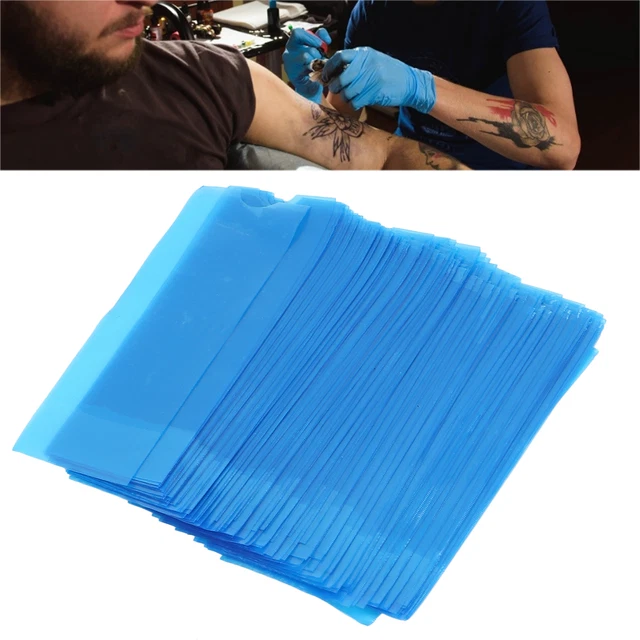 200 un. bolsas de bolígrafo para tatuajes cartucho desechable mangas de máquina de tatuaje tatuaje tatuaje