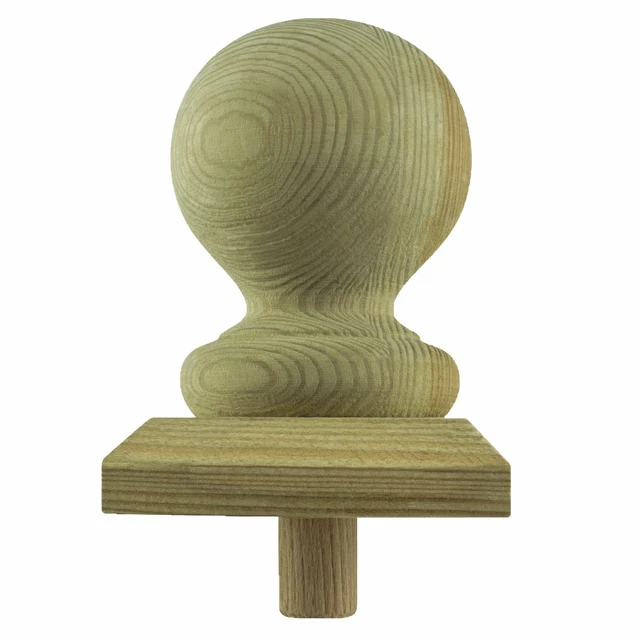 2x Pfostenkappen Pyramide Abgeflacht – Kesseldruckimprägniert, Für 130x130 Mm Pfosten