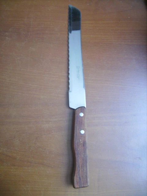 Couteau à Pain 'Néo' Albert De Thiers Par Pradel - Longueur 19 Cm - Acier & Bois - Neuf