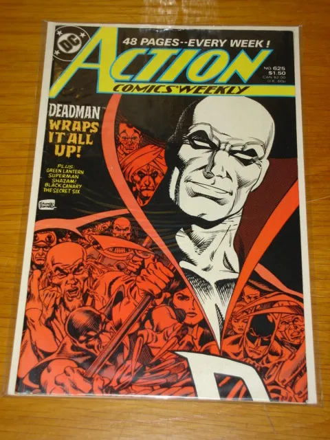 Action Comics #625 Dc Near Mint Condition Superman November 1988