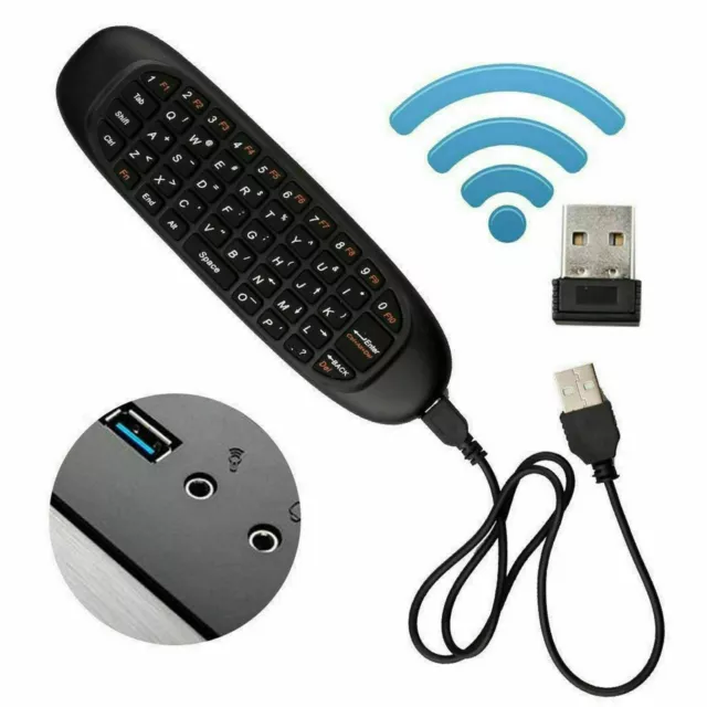 C120 2.4 Remote Control Air Mouse Wireless Keyboard for KODI Android Mini TV Box 3