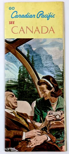 1964 Canadian Pacific Railway Train See Canada Vintage Travel Booklet Brochure