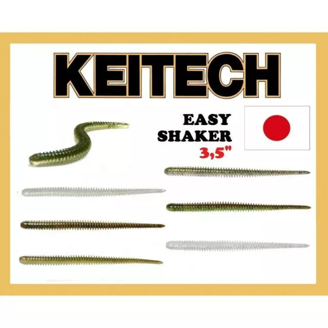 KEITECH SHAD IMPACT 3 (7.5cm) JapanBait Drop Shot Texas Rig