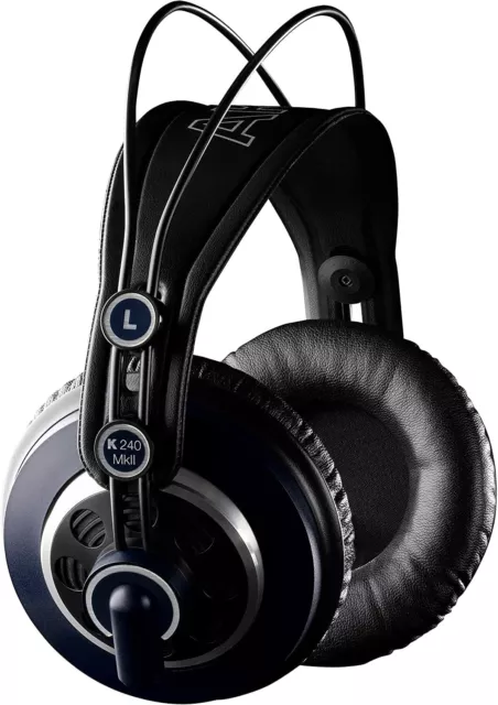 Studiokopfhörer AKG K240 MKII Over Ear Halboffen Ohm 3,5 mm Schwarz SEHR GUT