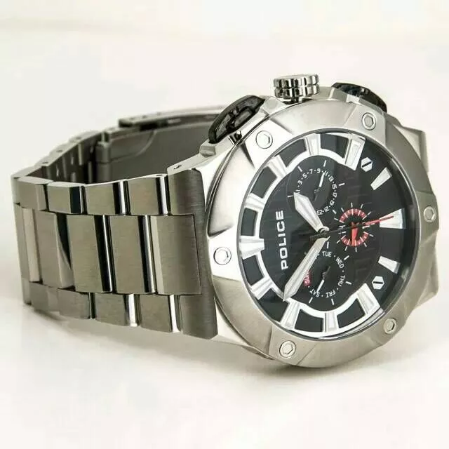 POLICE Men's Silver Cyclone Watch PL12740JS/02M