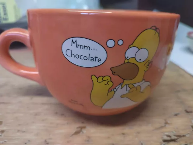 The Simpsons Collectables Large Mug Cup Homer Simpson Mmm Chocolate