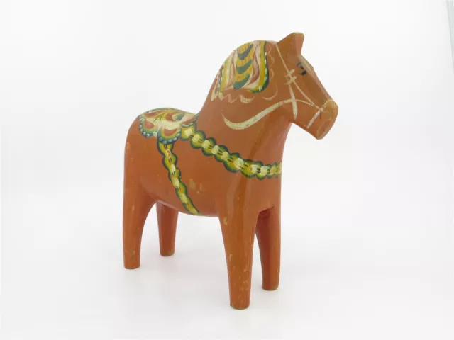 Caballo Dala Suecia Caballo Dala Rojo Nils Olsson Dala Colección 8"" de Alto x 7,75"" de Largo