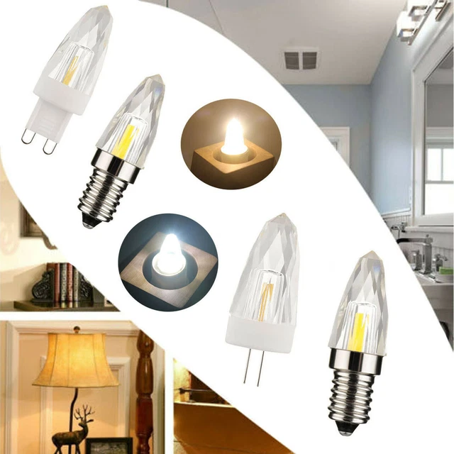 G4 G9 E14 E12 Dimmbare Kristall LED Birne 110V 220V Kronleuchter Ersetzen Lampe