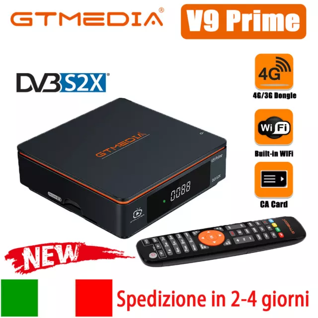 HD TVSat Tivusat Decoder Ricevitore Satellitare Terrestre DVB-S2/S2X HEVC PVR