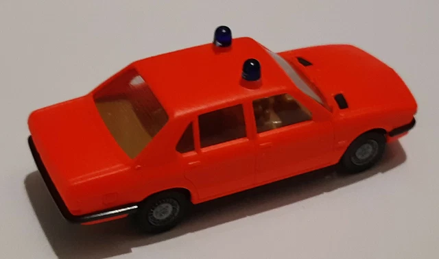 Gama 1/43 – BMW 528 I Feuerwehr, Miniature Pompier Collection Boîte