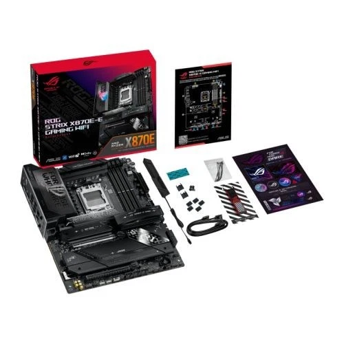 ASUS ROG STRIX X870E-E GAMING WIFI Motherboard AMD X870E, AM5, ATX, 4 ...