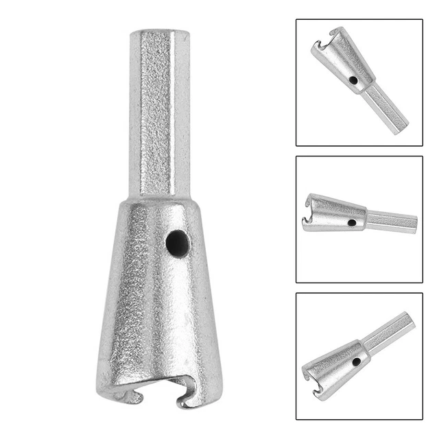 Outil à Torsader Les Fils Pour Clôture - En Acier, Longueur 9.6cm Ou 15.2cm - Pour Fixer Fils Sur Poteaux En T