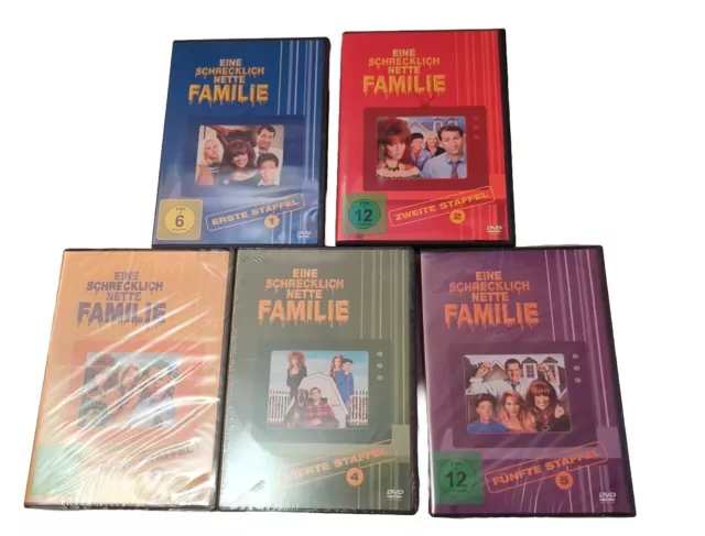 Eine schrecklich nette Familie - Staffel 1 - 5 Season 1 - 5  DVD - NEU