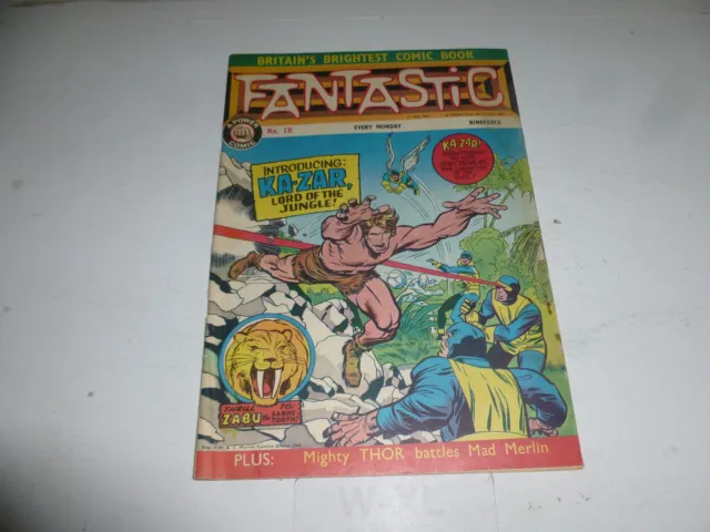 FANTASTIC Comic - No 18 - Date 17/06/1967 - A Power Comic