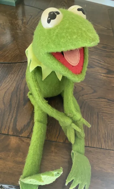 Vintage 1976 Kermit the Frog Fisher Price 850 Jim Henson Muppets 18" Plush Doll