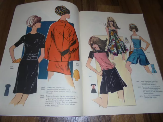 Frohne Modelle I/1968 -- Frühjahr+Sommer / Dirndl/Brautkleid/Hippie/Nachtwäsche 3