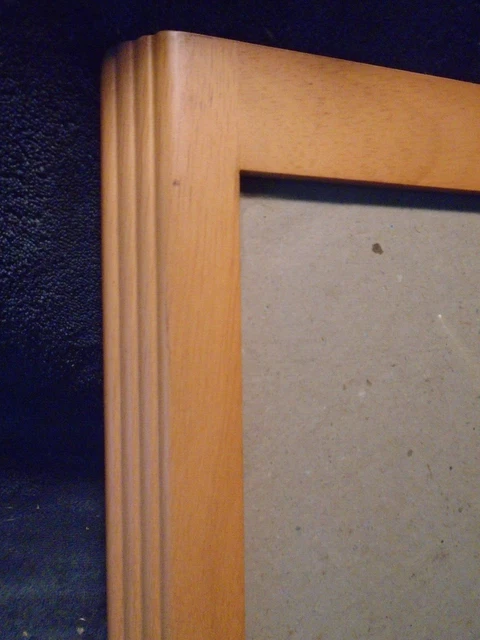 Rare woods teakwood made in Thailand Photo Picture Frame Light Tan fits 8 x 10
