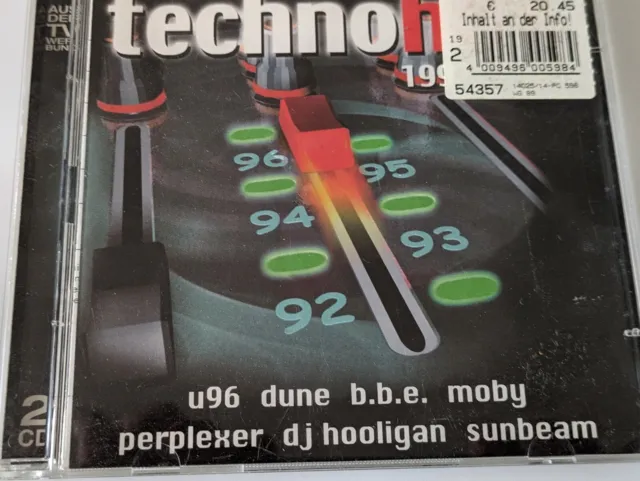 Various - Techno Hits '92-'96 2000 2 CDs U96 Dune B.B.E. Moby Perplexer DJ Hooli