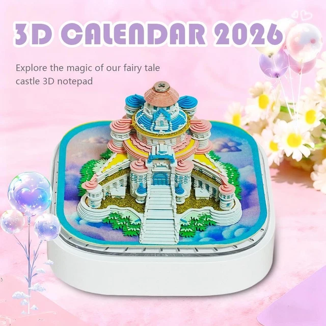 3D Papier Sculptuur Kalender Sakura Boomhuis – Uniek Bureau Decor