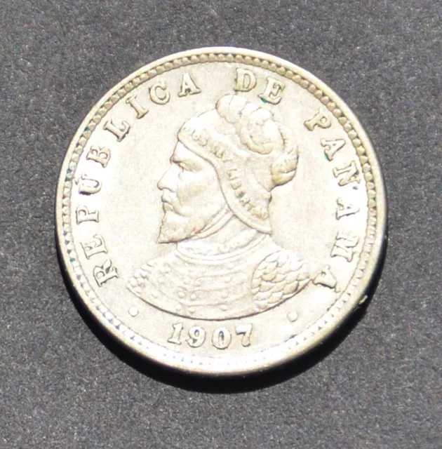 1907 Panama 1/2 Centesimo coin, Medio Centesimo De Balboa