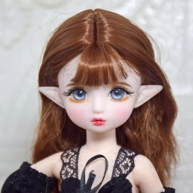 Schwarzes Kleid BJD Puppe 1/6 Puppen 30cm DIY Spielzeug Mit Vollem Set Zubehör