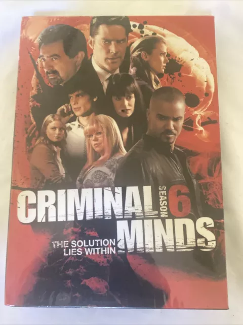 Criminal Minds Season 6 REGION 1 USA TV Show DVD Box Set - Thomas Gibson -P