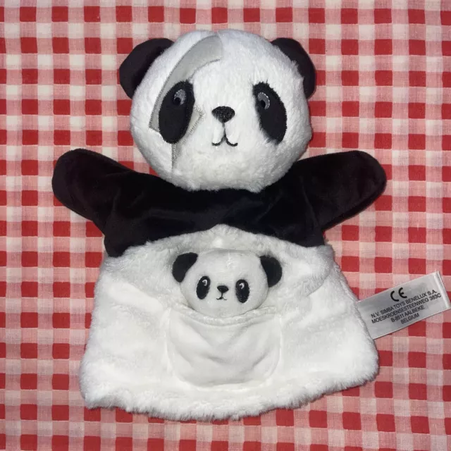 Ca2 Doudou Marionnette Simba Toys Panda Blanc Noir Bébé Poche 22Cm